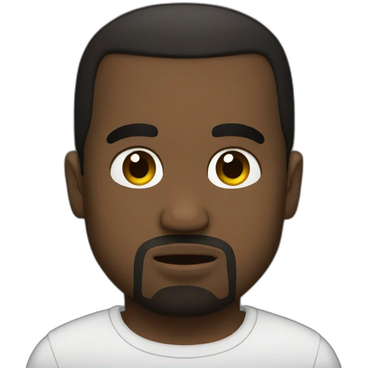 Kanye west face emoji