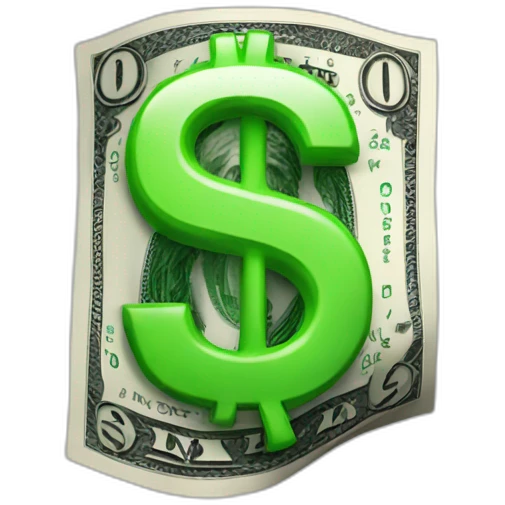 dollar symbol emoji