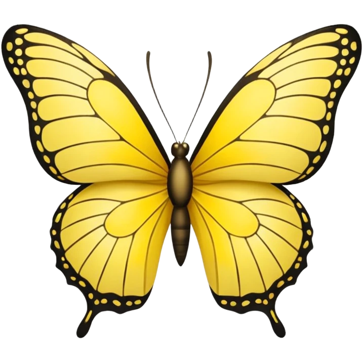 Yellow butterfly  emoji