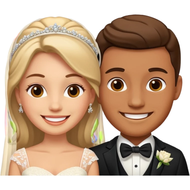wedding man and woman emoji