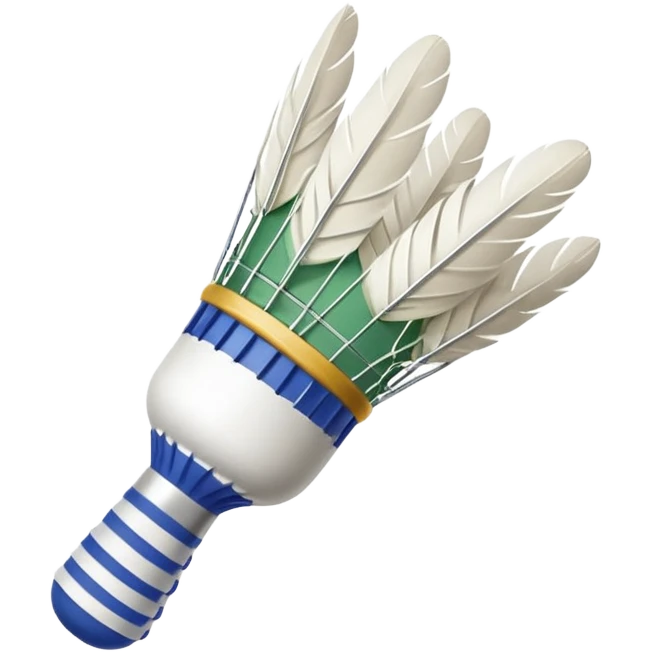 badminton shuttlecock emoji