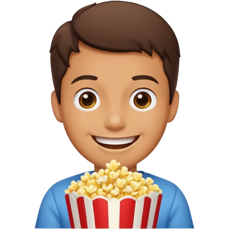 cucumber eating popcorn emoji