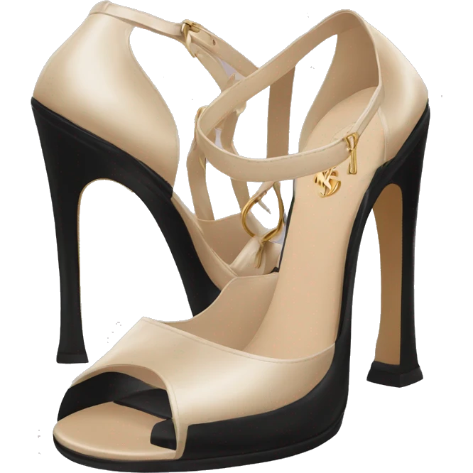 YSL heels emoji