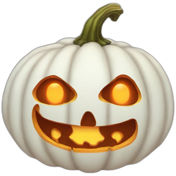 cat pumpkin ghost emoji