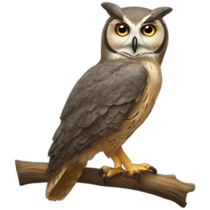 smartass owl emoji
