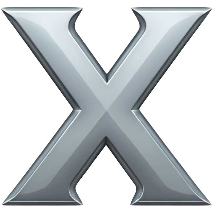 Letter X wins emoji