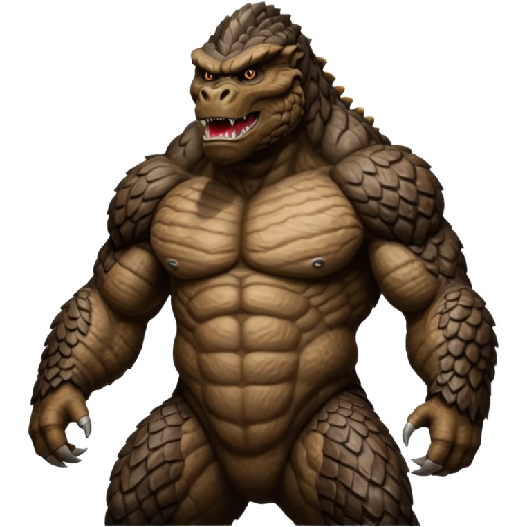 Godzilla king Kong hybrid emoji