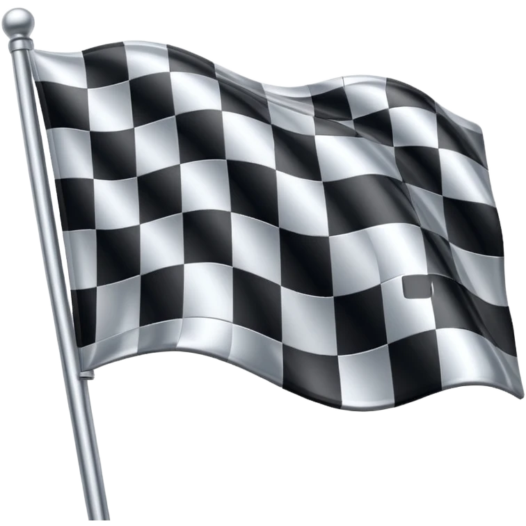 sorayama Chequered flag emoji