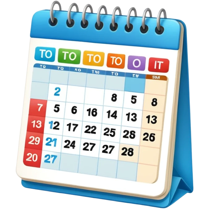 It’s On the calendar!  emoji