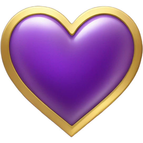 Purple Heart with stars emoji