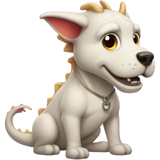Dog dragon  emoji
