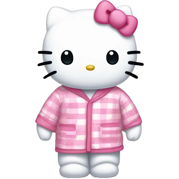 Hello kitty in pjs  emoji