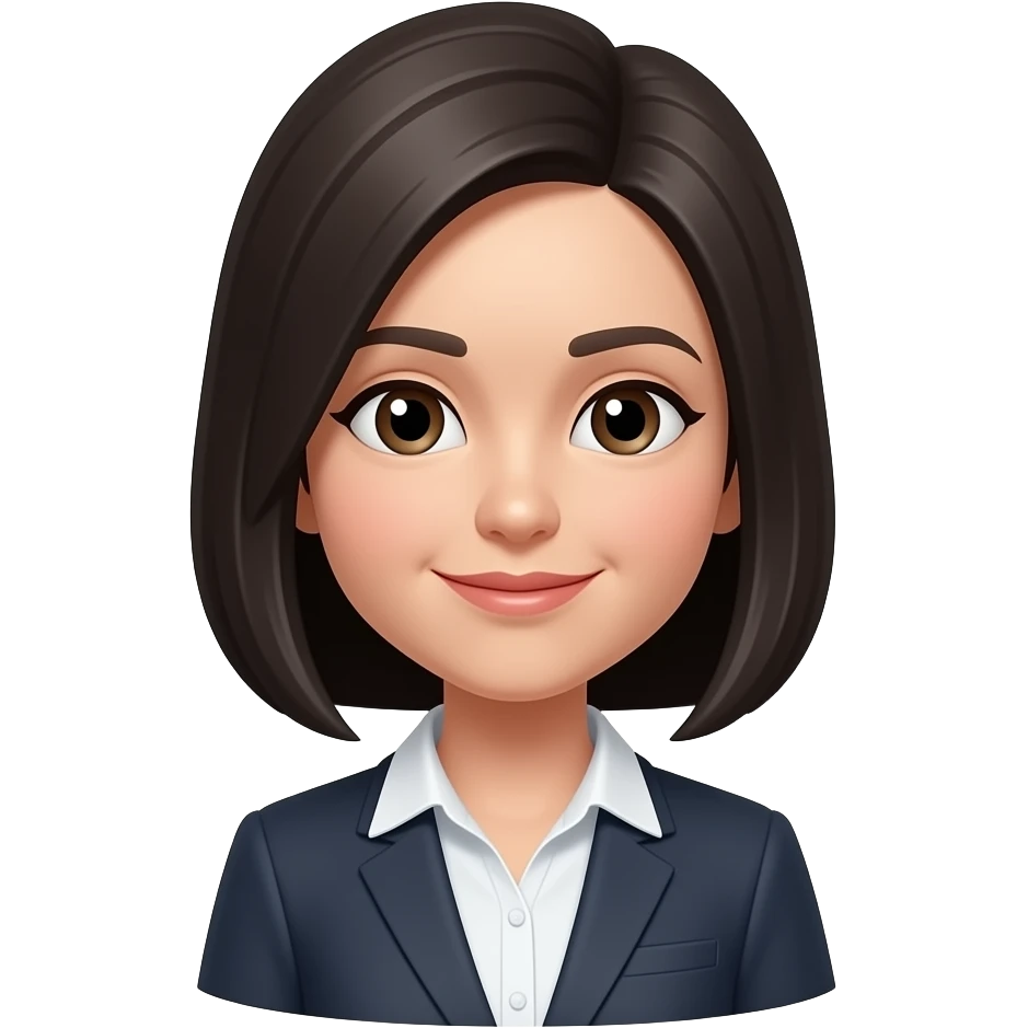 blackhair teacher emoji