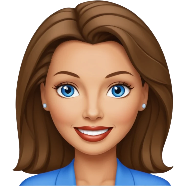 Vanessa Williams with blue eyes emoji