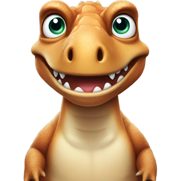 Dinosaur rolling their eyes  emoji