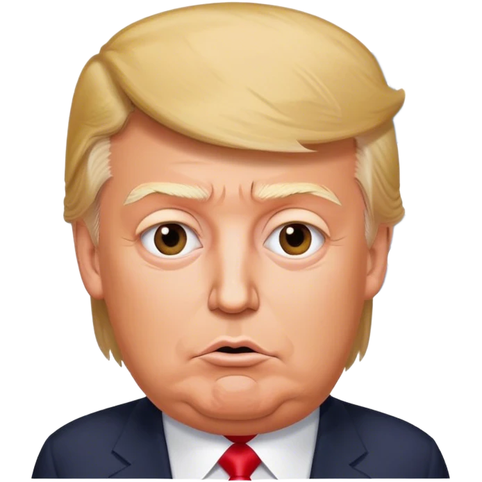 Donald Trump with a saying the word FABIAAAN in a Speech bubble  emoji