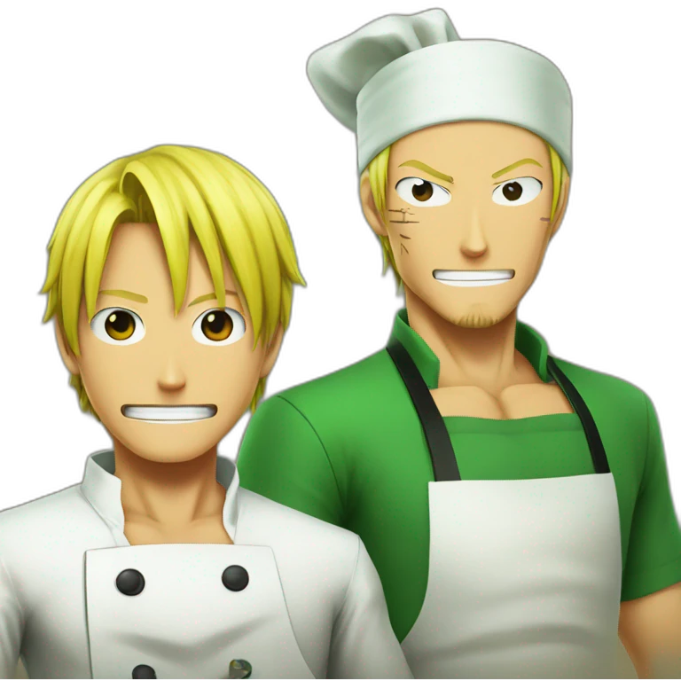 Sanji and zoro cook  emoji
