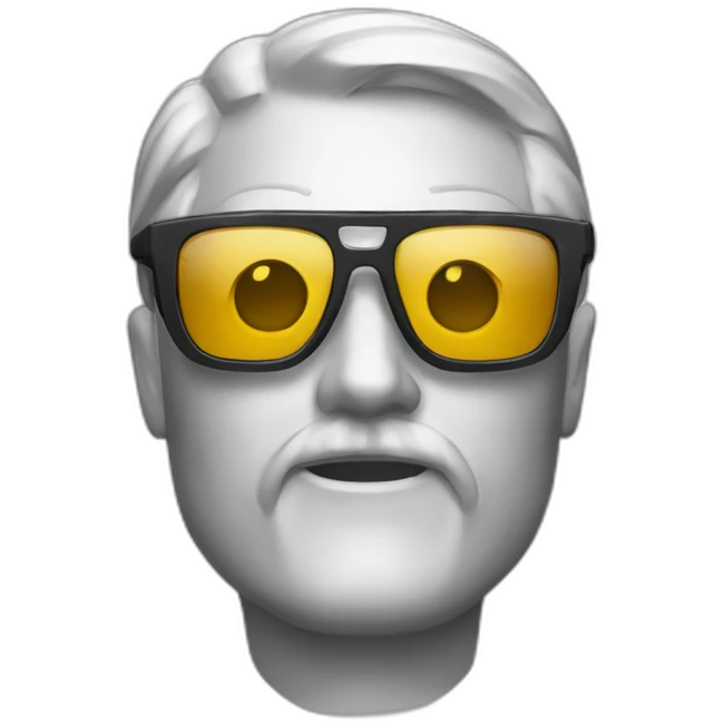 calvo cabron gafas emoji