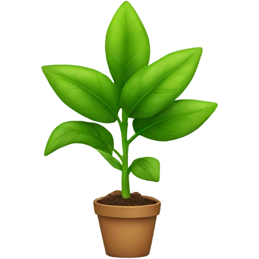 Plant with face  emoji