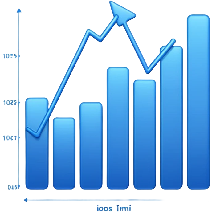 Graph going up emoji