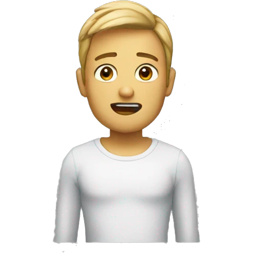 Perssonag qui fait un bad emoji