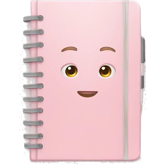 Light pink notebook emoji