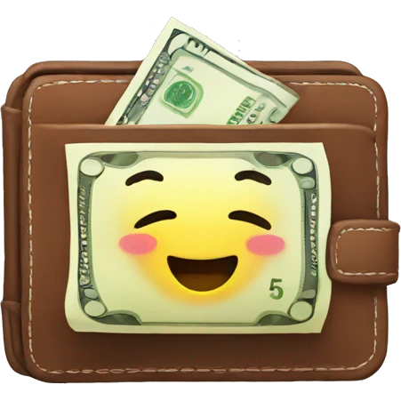 happy fat  money wallet emoji
