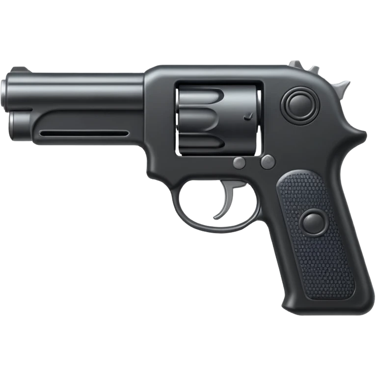 A gun pointing to the left emoji