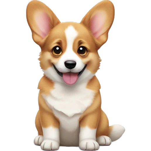 Corgi puppy emoji