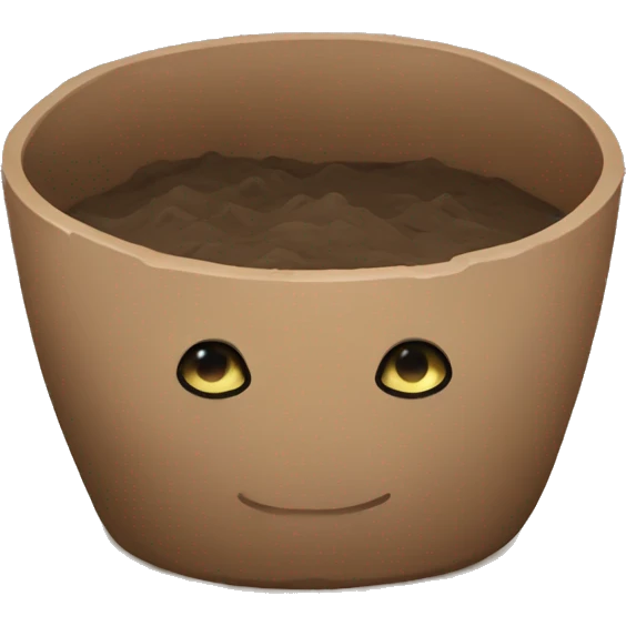 Mud pot emoji
