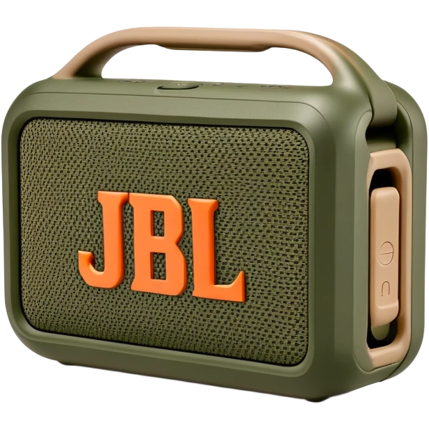 JBL Go Clip 4 bluetooth speaker in camouflage pattern emoji