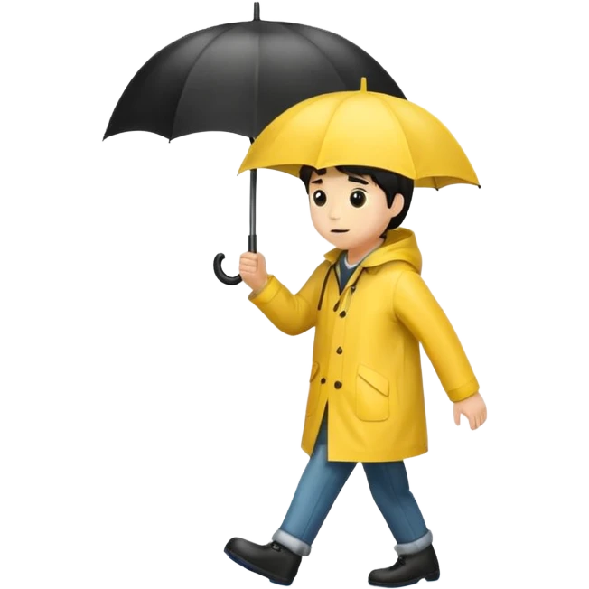 walking in the rain emoji