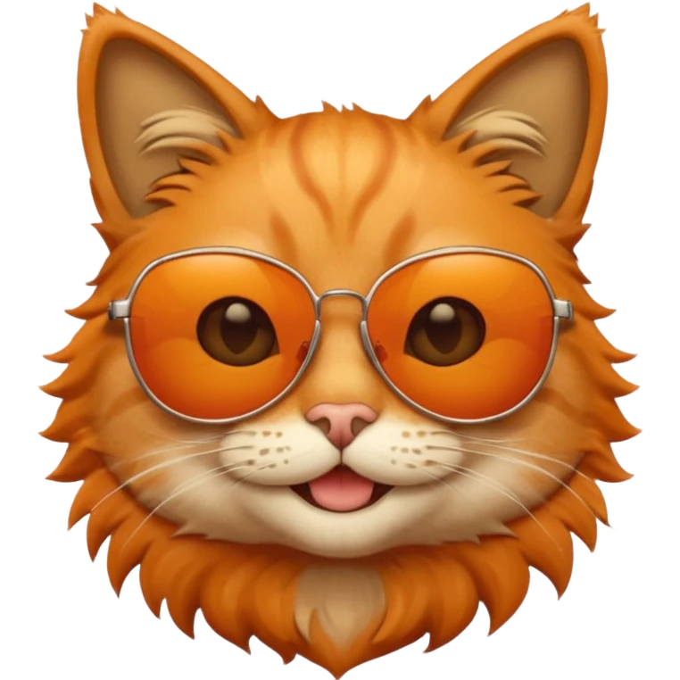 funny cat with sunglasses emoji