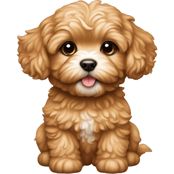 caramel maltipoo puppy emoji