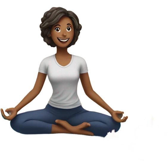 Happy Birthday Yoga emoji