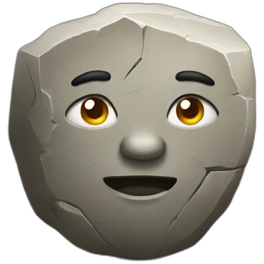 Stone emoji