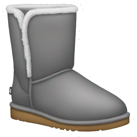 Grey uggs emoji