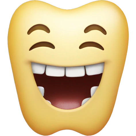 Half teeth emoji