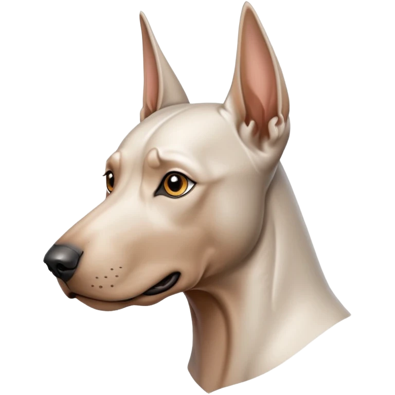 white doberman Y3 emoji