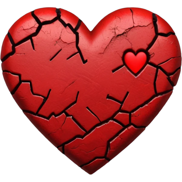 gothic / grunge style heart emoji emoji