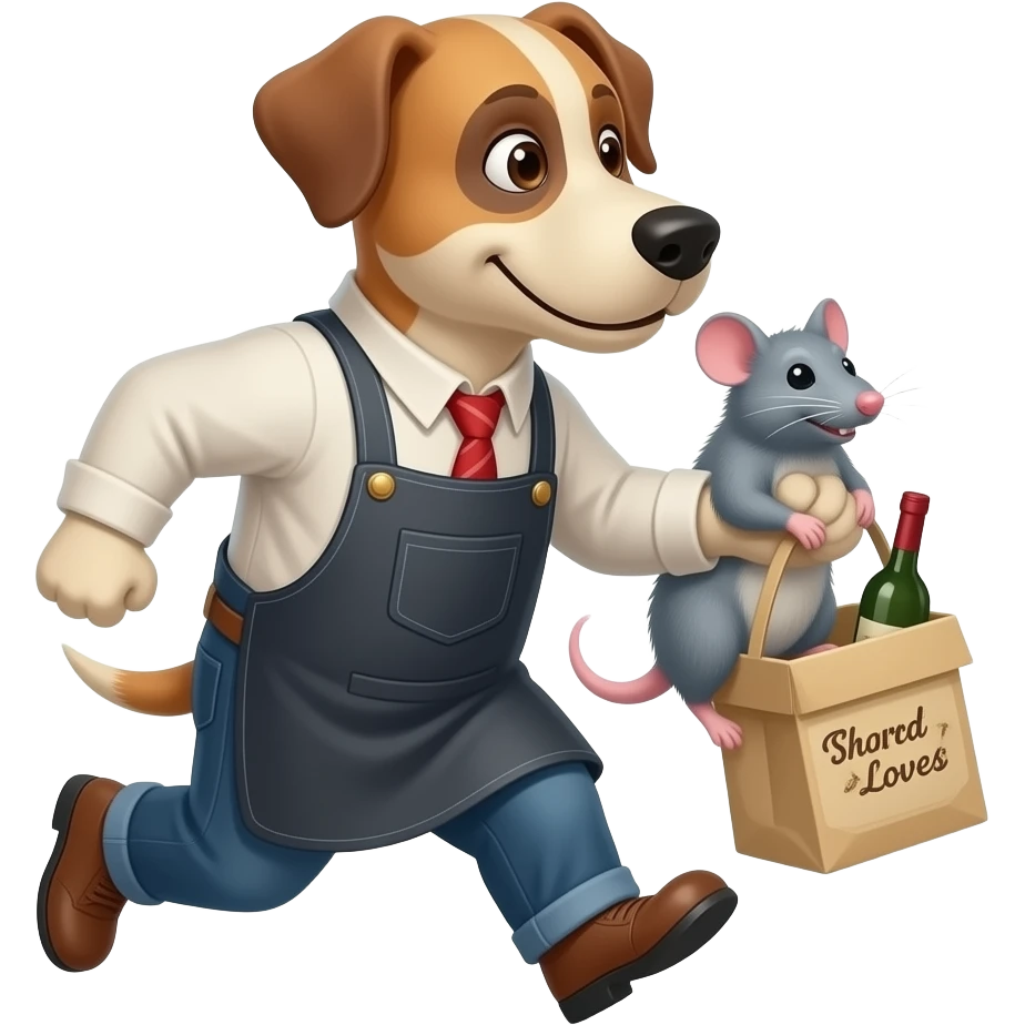 Perro bodeguero ratonero emoji