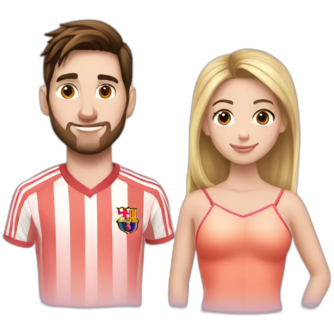 Messi et princesse Peach emoji