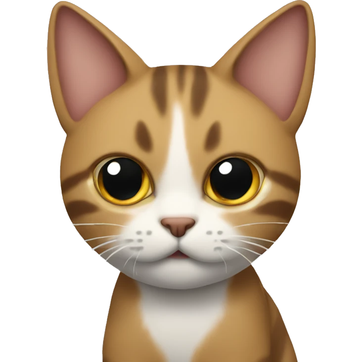 Gato con un moño emoji
