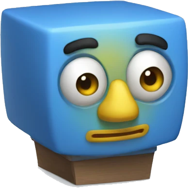 El Genio Azul de la lampara, 3D Pixar Style emoji