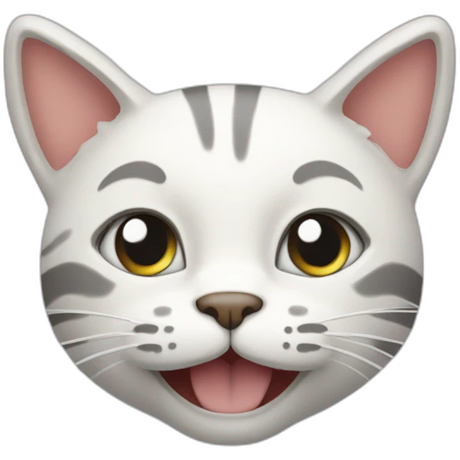 Happy cat face emoji