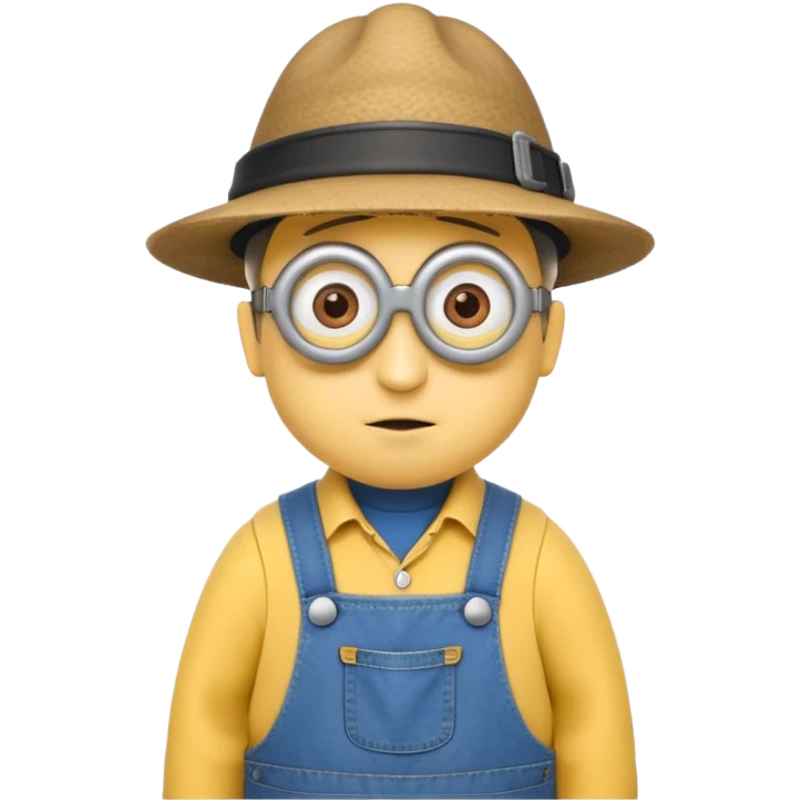 Cute minion at Thanksgiving emoji