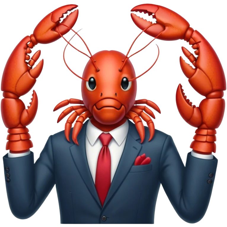 A lobster investing in startups emoji
