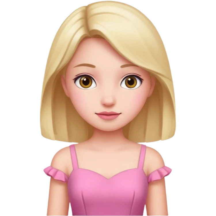 pink dress girl emoji