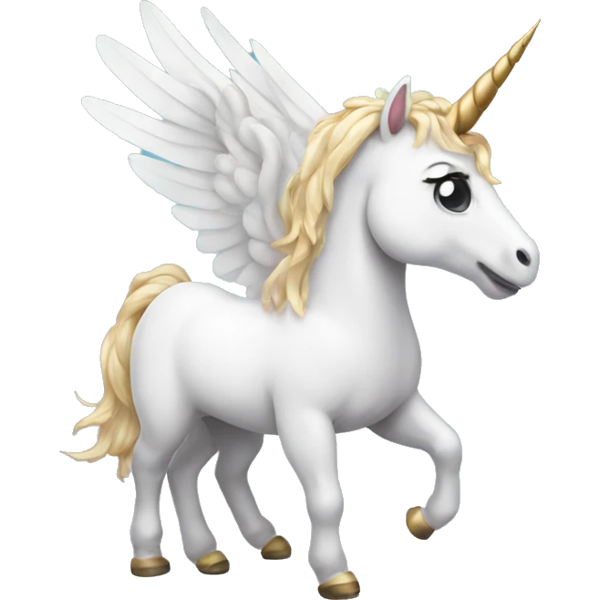 Unicorn with wings emoji
