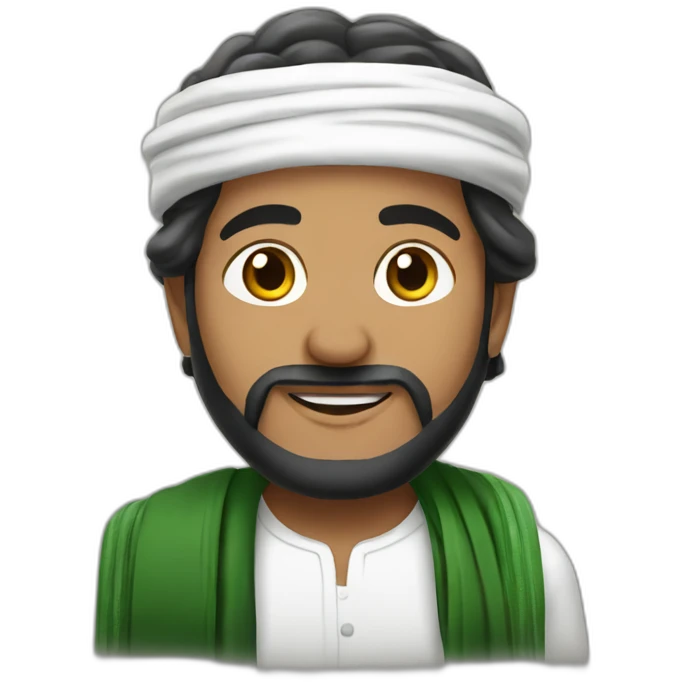 Hajj pilgrim Imran emoji